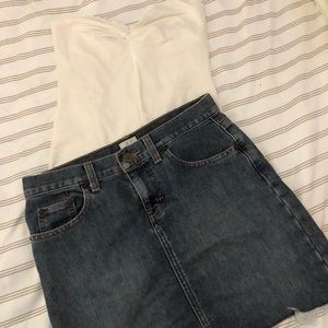 CK denim skirt